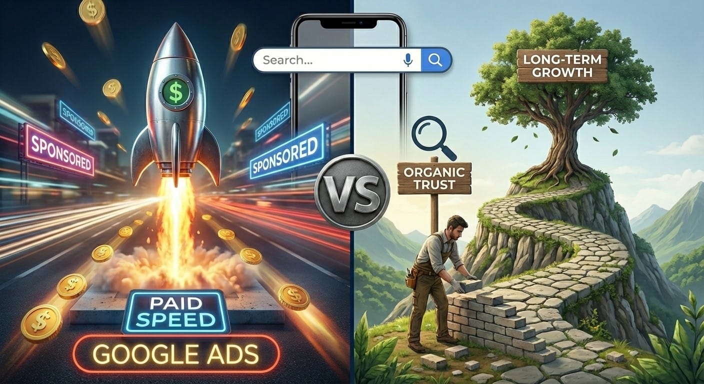 Google Ads vs SEO: Which is Better for ROI in 2026? 3 Google Ads vs SEO